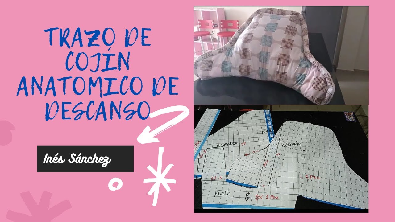 Trazo de Cojín anatomico de descanso.