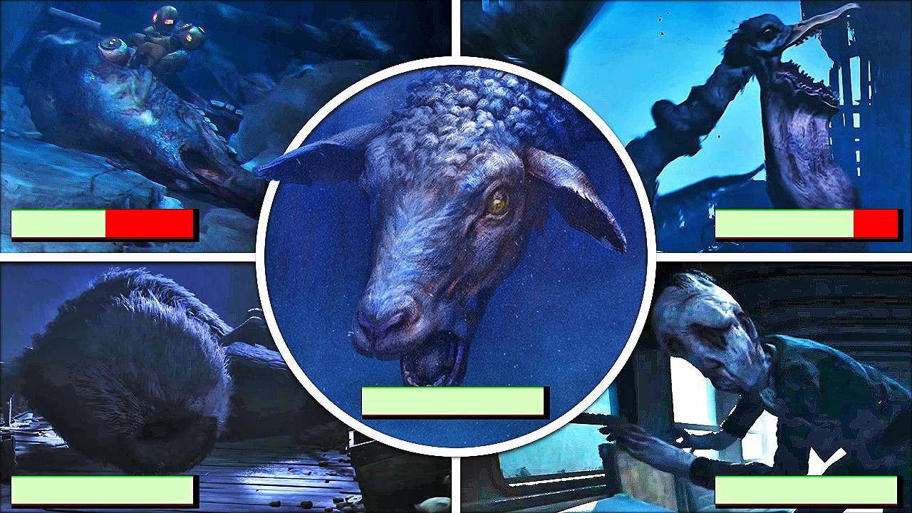 Reanimal - All BOSSES With Healthbars