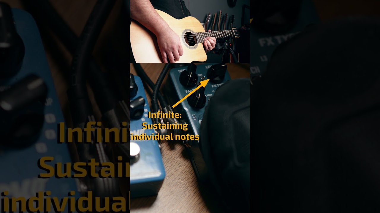 TC Electronic INFINITE with a nylon string guitar | #shorts Tones (no talk)