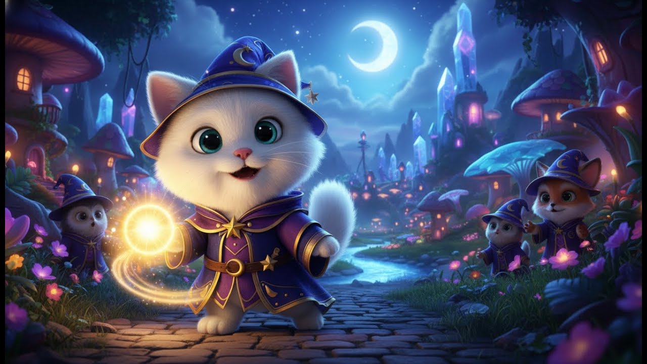 Learning Magic: The First Lesson Begins… 😳🪄 | Cat Story - The Magic Cat World ✨🐾🔥