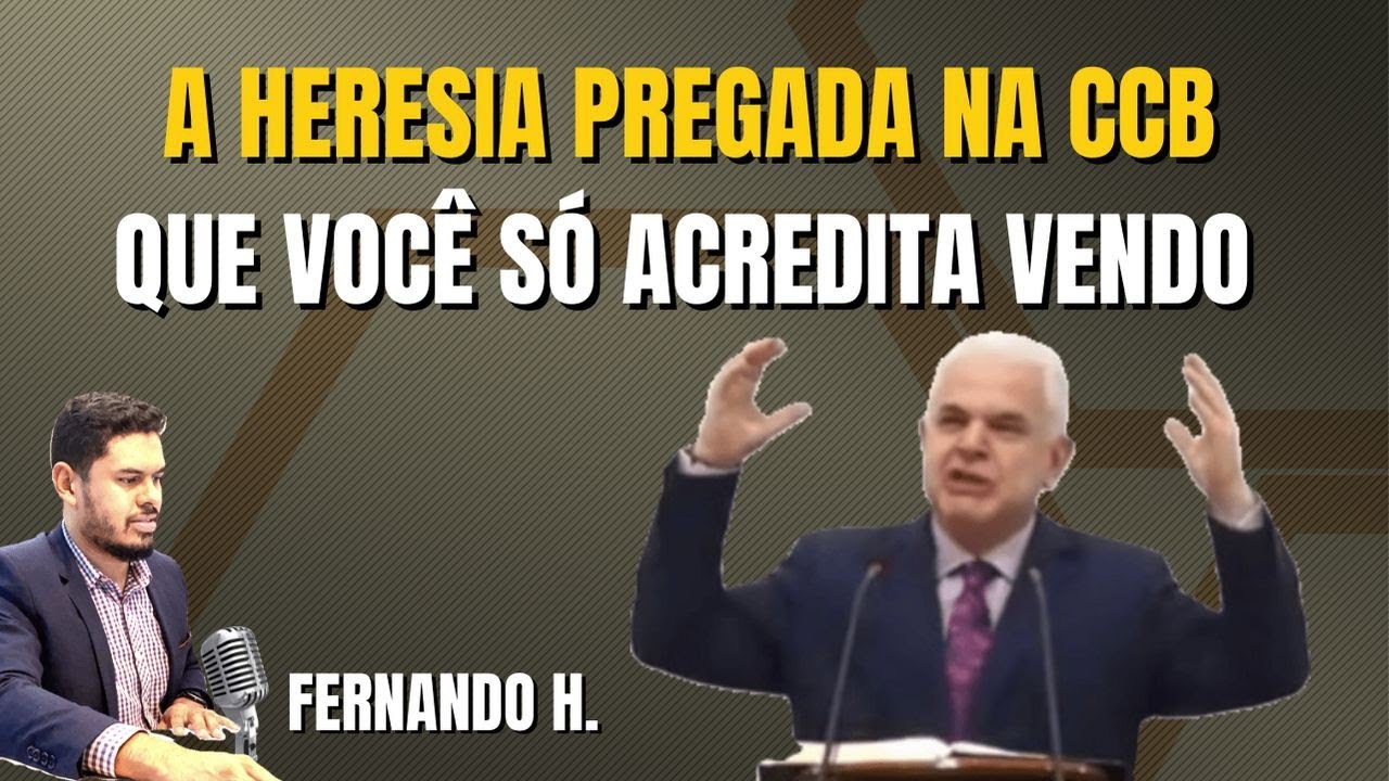 A Heresia pregada na CCB que você só acredita vendo