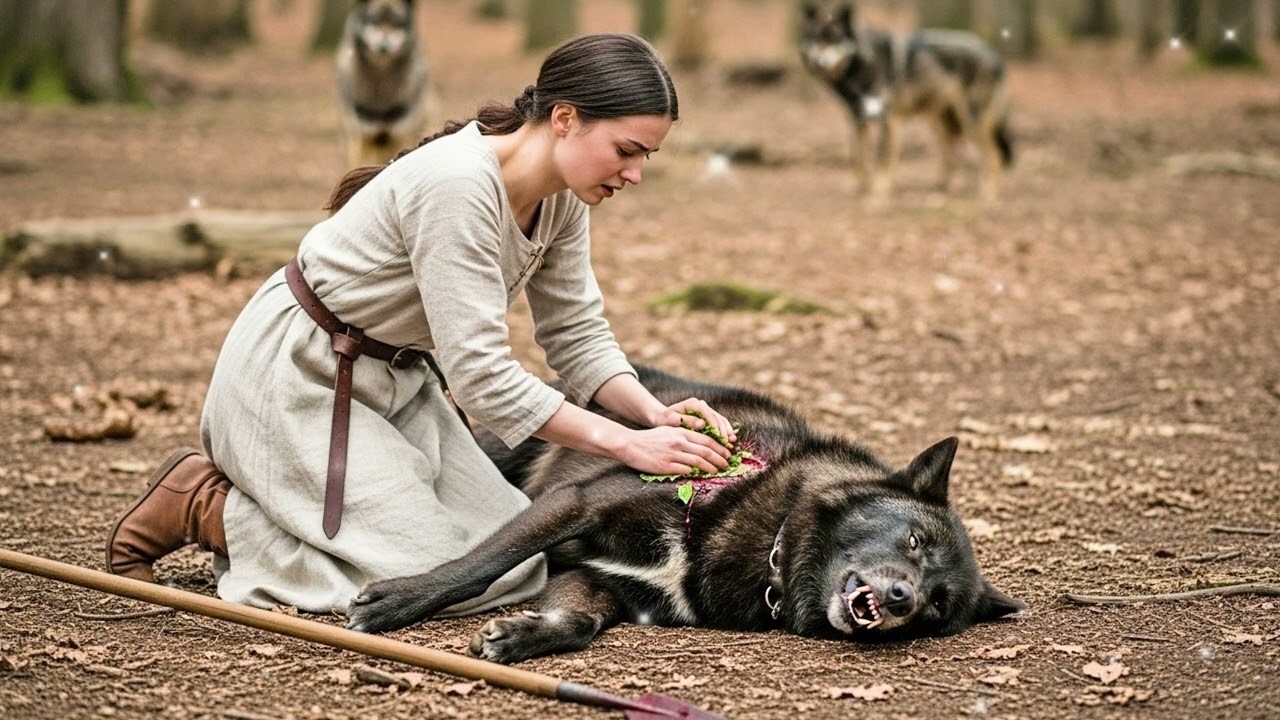 Elle a extrait la lance du loup agonisant, ignorant qu'elle venait de sauver le Roi Alpha dégui