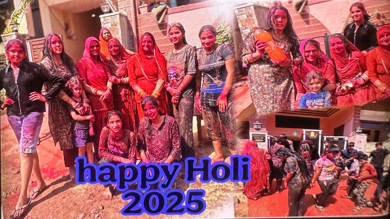 New House Me 1st Holi Celebration Meri first Holi #holi #holivideo #holiblog #holifunnyvideo#holiday