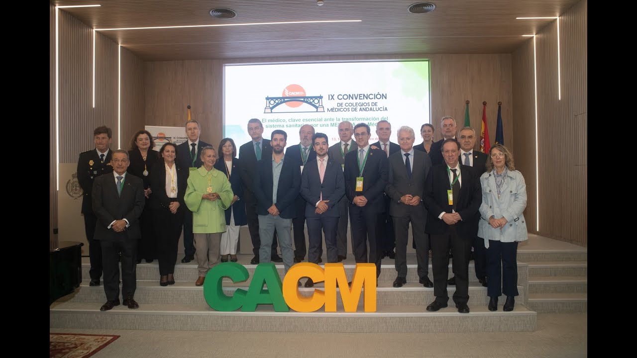 Acto de inauguración de la IX Convención del Consejo Andaluz de Colegios de Médicos