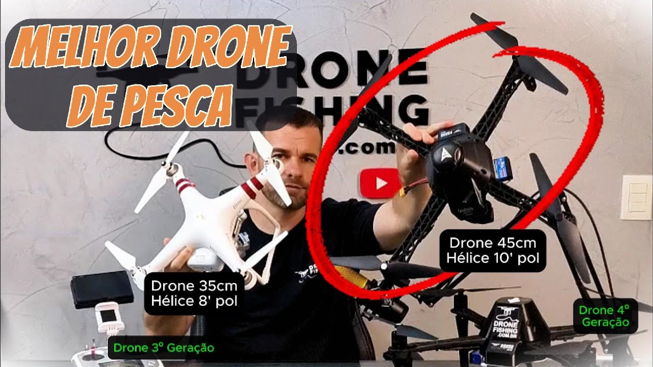 O MELHOR DRONE DE PESCA 2025? | Parte 3 - Drone Fishing Brasil 3ª vs 4ª Geração