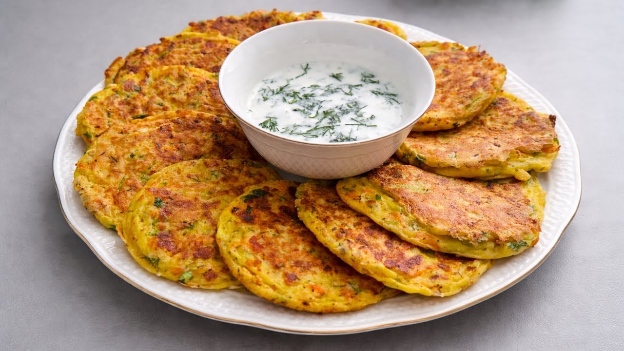 Zucchini Fritters with Cheese