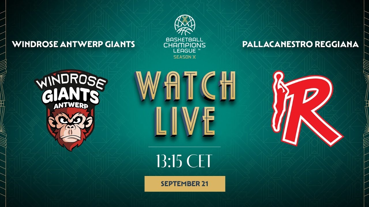 Semi-Finals | Windrose Giants Antwerp v Pallacanestro Reggiana | Full Basketball Game | BCL 2025-26