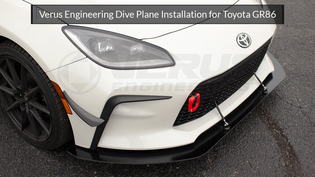 Toyota GR86 Dive Plane Kit Installation