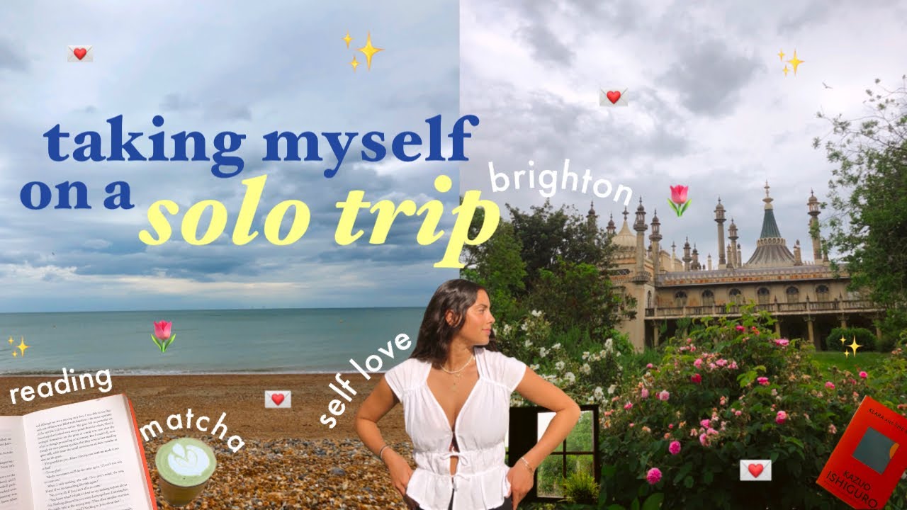 taking myself on a solo trip 💌 exploring brighton, reading and yummy food
