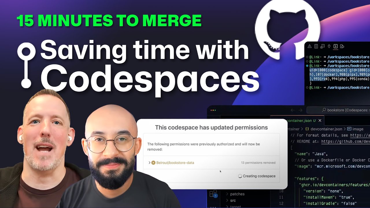 15 минут на слияние: написание кода без настройки с помощью GitHub Codespaces