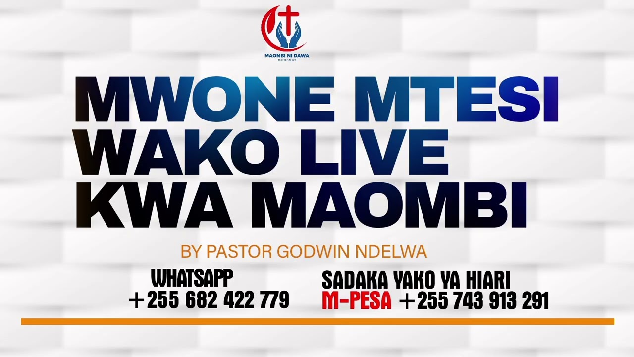 UKIFANYA MAOMBI HAYA UTAMWONA MTESI WAKO LIVE,, MACHO YAKO YA ROHONI YATAFUNGUKA PAPO HAPO.