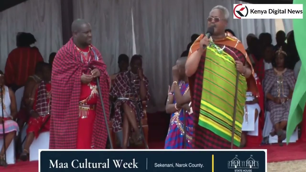 TANZANIA MAASAI MP SHOWERS PRESIDENT RUTO WITH PRAISES DURING MAA CULTURAL WEEK!!