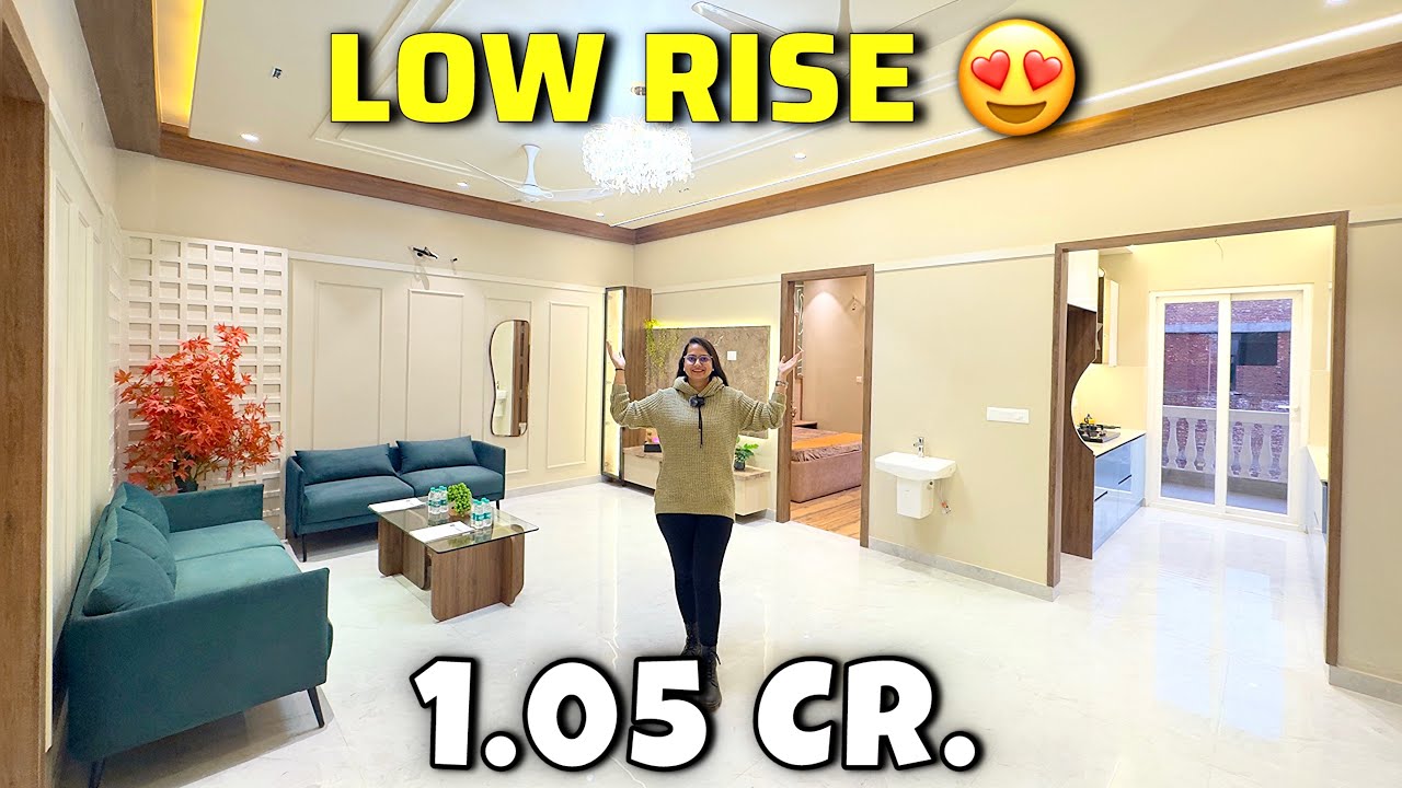 😍 Best Low Rise Flats in CHANDIGARH Tricity | ₹ 1.05 Cr | Full Tour