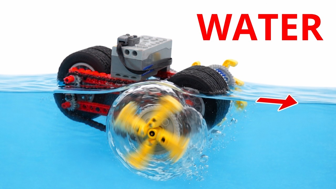 LEGO Technic Cars High Speed Water Race&hellip; Who Goes Fastest? | LEGO Smart