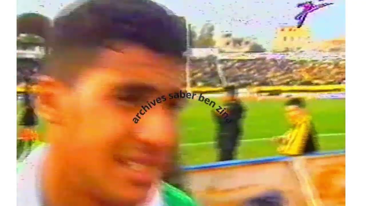 مباراة مجنونة بين الملعب التونسى والنادى البنزرتى 1 - 1 فيها كل شى اهداف جميلة و2 اوراق حمر  2001