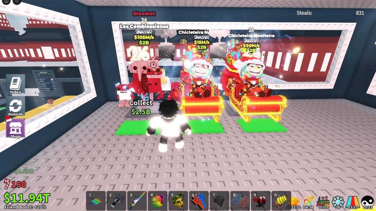 Live 🔴 Steal a Brainrot 💯 Admin abuse