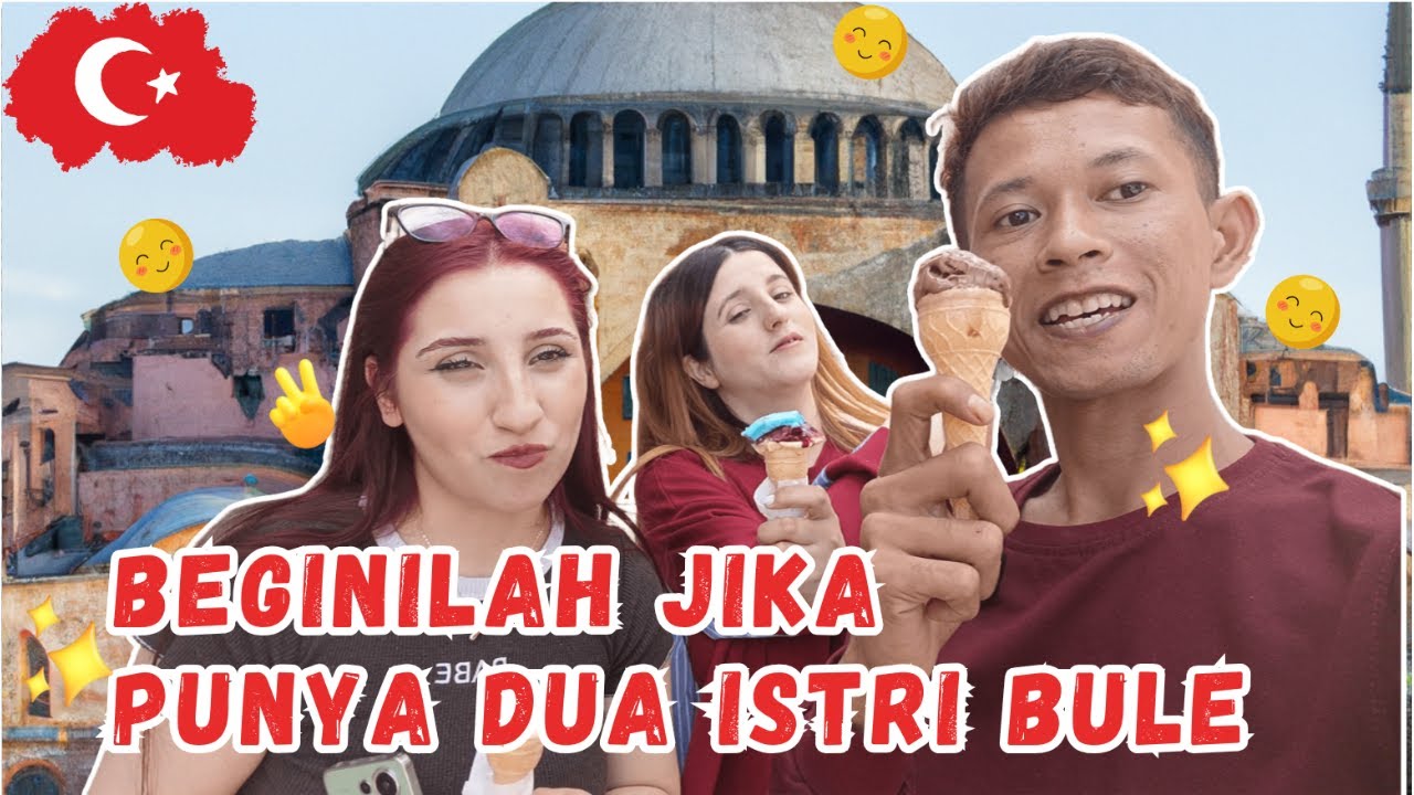 BEGINILAH JIKA PUNYA DUA ISTRI BULE./canda