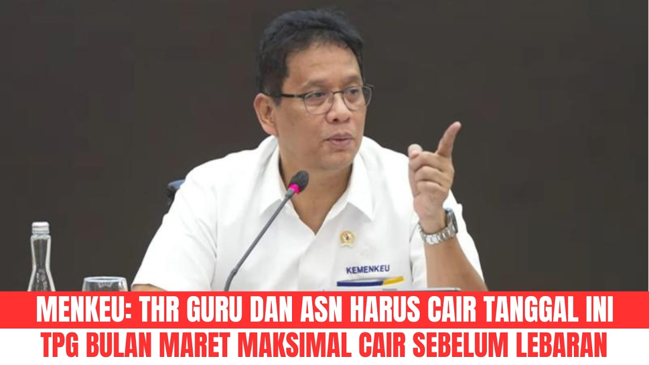 JADWAL MAKSIMAL PENERIMAAN THR GURU DAN TPG MARET 2026 | AL KHOLIF
