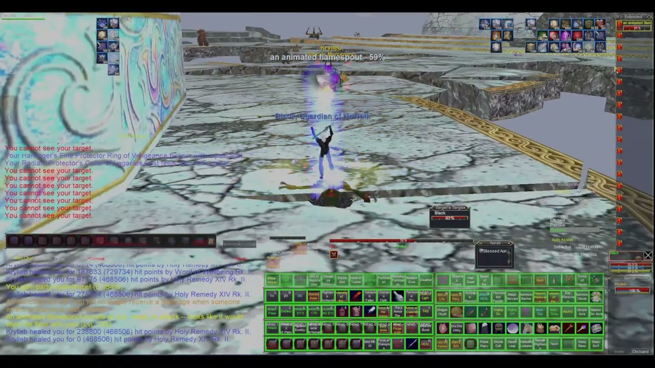 EverQuest 125 Paladin in Shattering of Ro Beta, Zone Ruined Relic