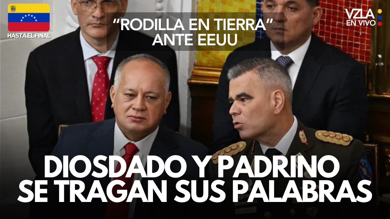 Diosdado Cabello se traga sus palabras y amenazas: se arrodilló ante EEUU - Entrevista #Venezuela