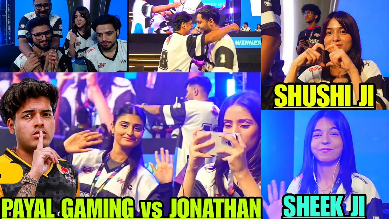Payal Gaming vs Jonathan 🔥 Sheek, S8ULSakshi Funny With Lolzzz🥵 Mortal Chicken Dinner in WCG ✅SouLOp