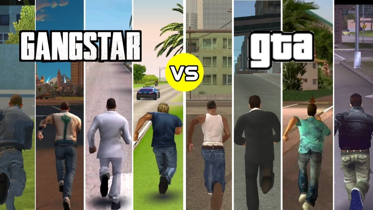 Gangstar vs Gta games Android comparison | part-1 | open world 2021!!