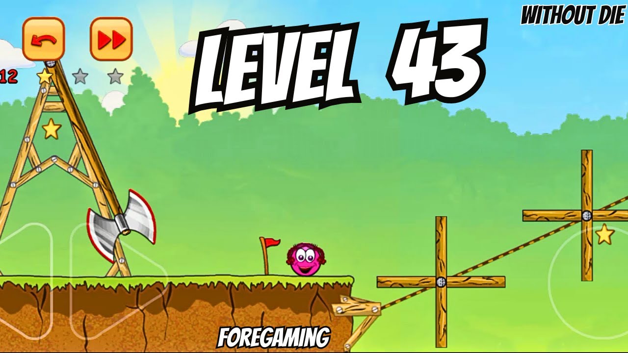Red Ball 3 Level 43 Gameplay | With 3 Stars | Fore Gaming