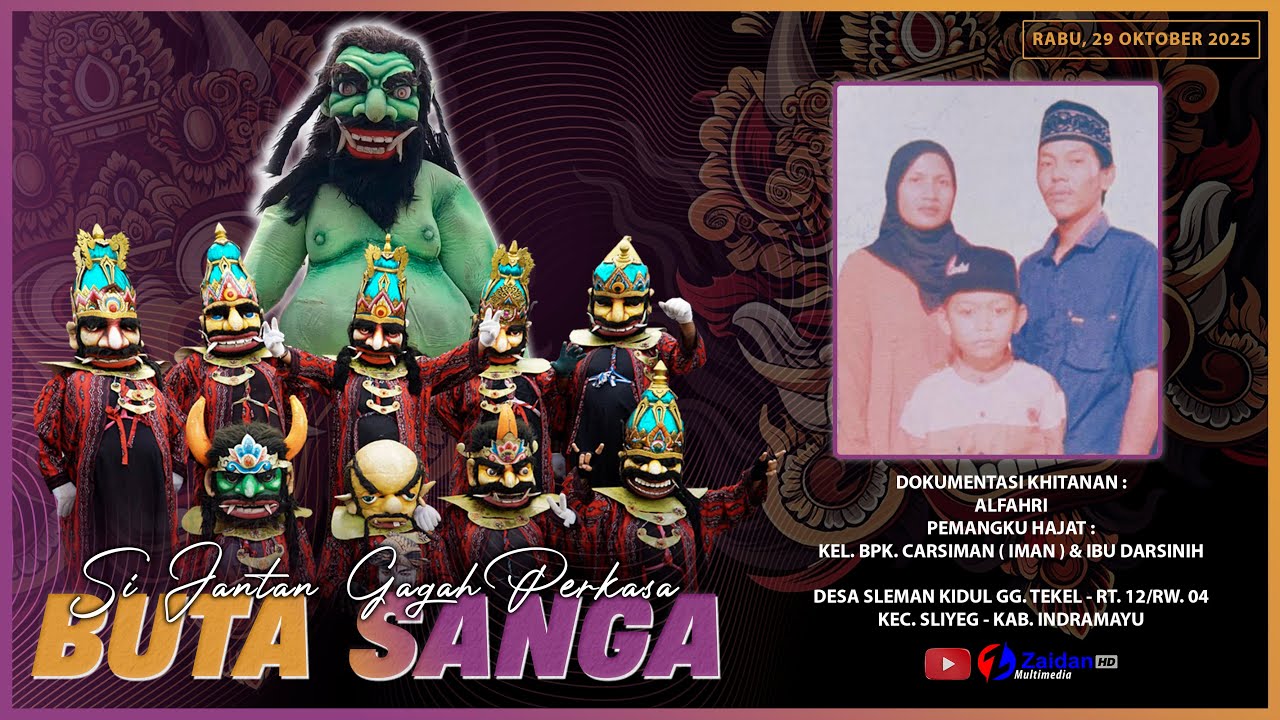 🔴LIVE NGARAK &ldquo; BUTA SANGA &ldquo; | RABU, 29 OKTOBER 2025 | DESA SLEMAN - SLIYEG - INDRAMAYU