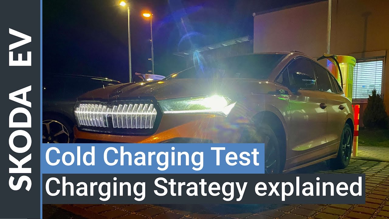 Cold battery charging and charging strategy on long distance with the Skoda ENYAQ or ELROQ