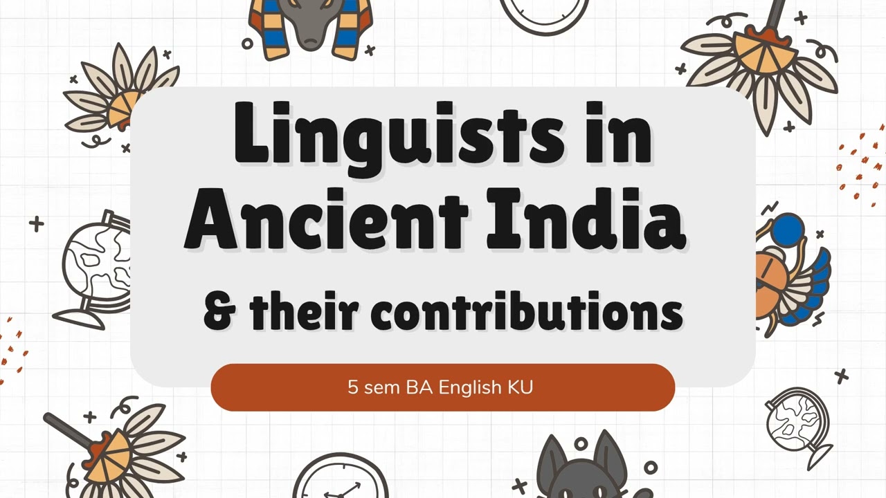 Linguist in ancient India#5semester#keralauniversity#englishliterature