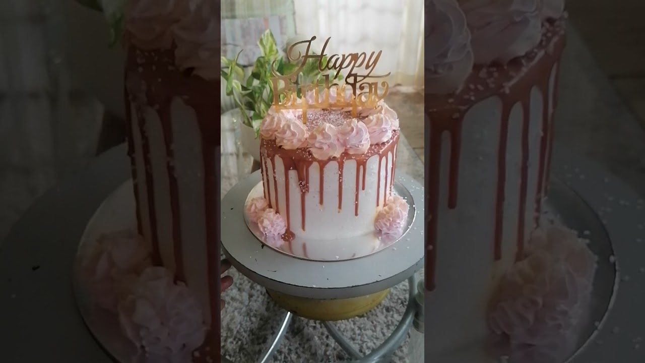 Drip Cake #carrotcake #rosegold #avilicious #cakesonyoutube