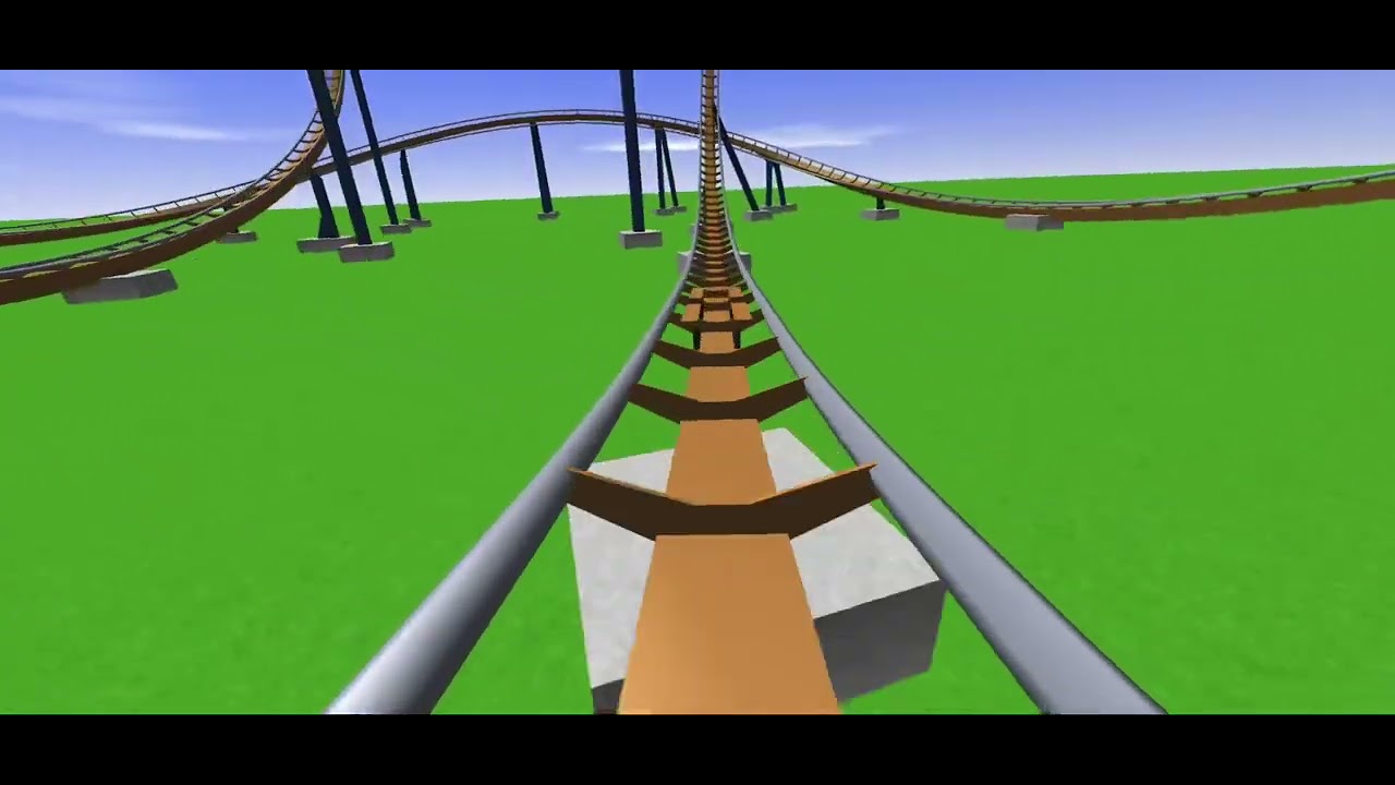 Dominator At Kings Dominion Recreation (Front Row POV) (Ultimate Coaster 2) 