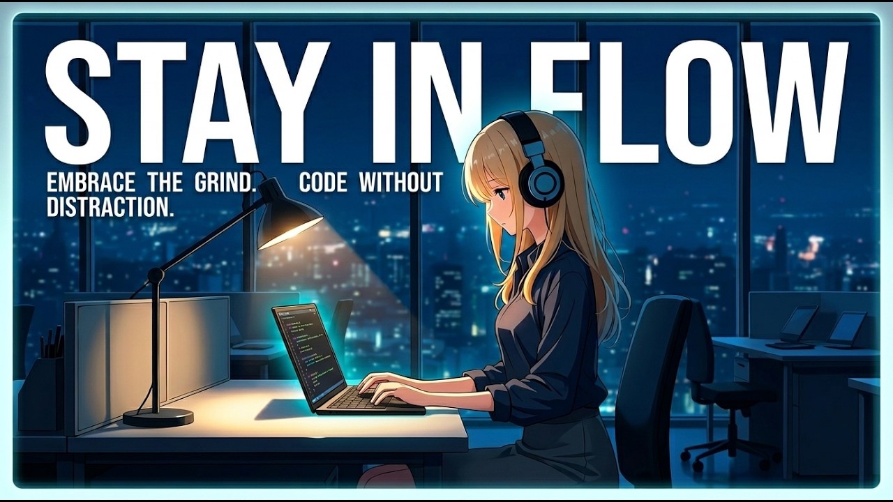 Coding Flow Lofi 💻 Smooth Beats for Deep Focus Programming | 24/7 Live
