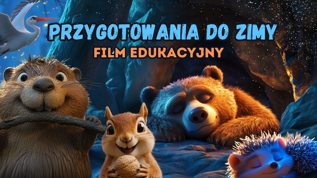 Jak zwierzęta przygotowują się na zimę?🐻 FILM EDUKACYJNY🐿Niezwykłe sposoby przetrwania! CIEKAWOSTKI🦔