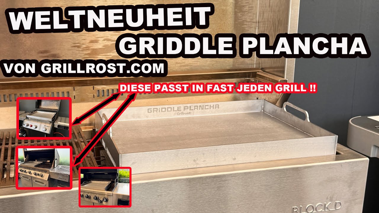 Griddle Plancha von @Grillrost. com Das Original  Weltneuheit | The BBQ BEAR