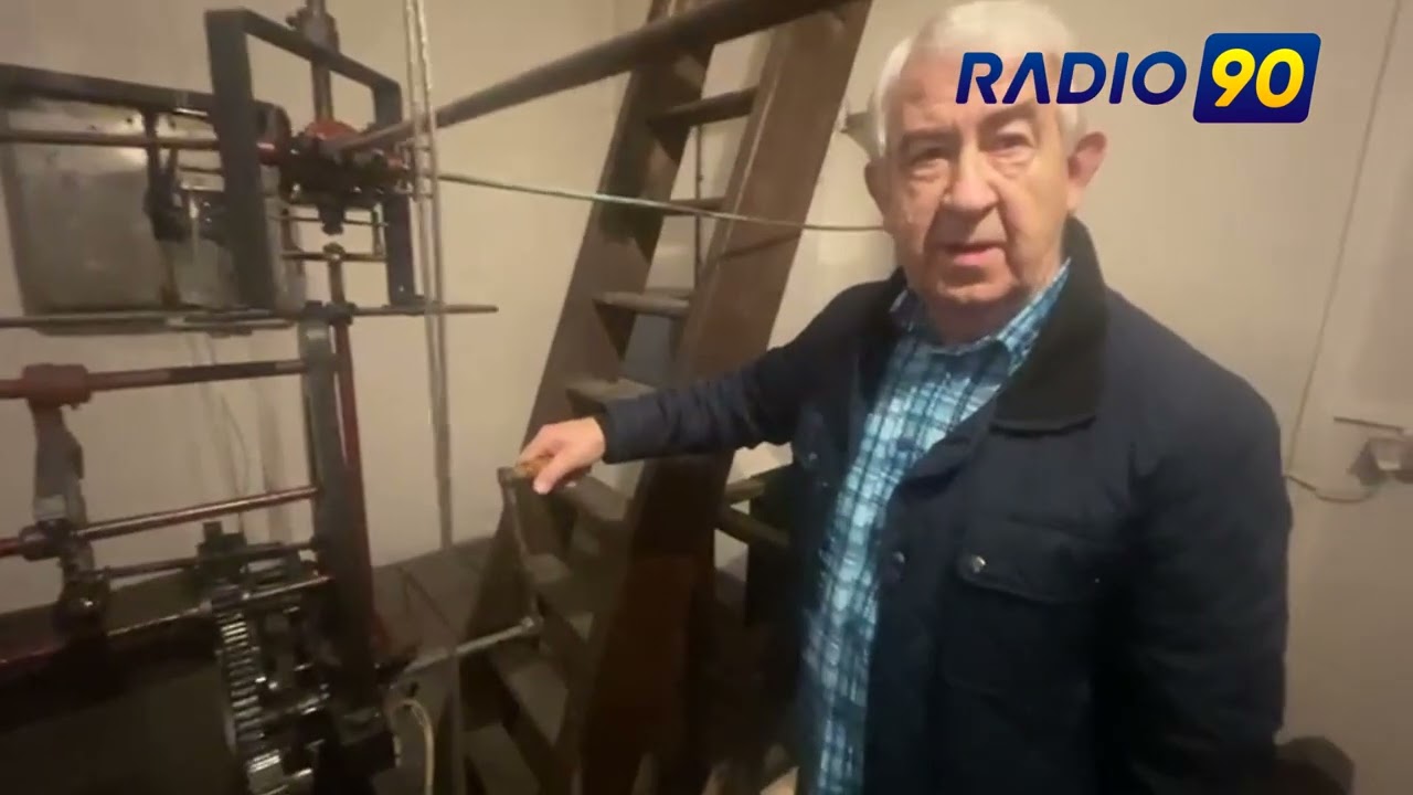 Zegar na wieży rybnickiego ratusza  #radio90