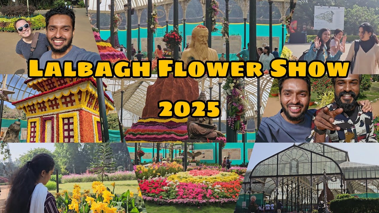 Lalbagh Flower Show 2025 | Republic Day Flower Show | Lalbagh Botanical Garden Bengaluru