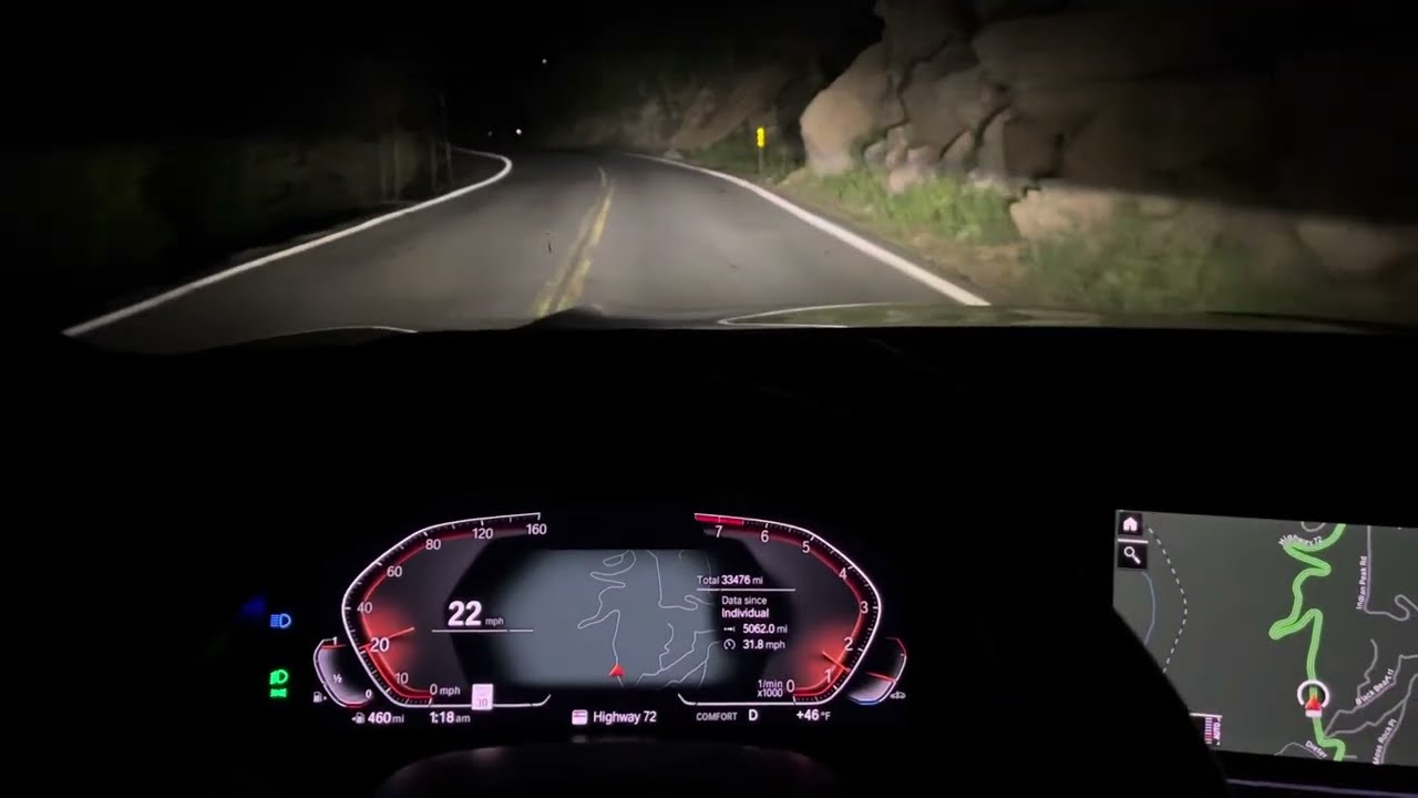 ДЕМОНСТРАЦИЯ адаптивных светодиодных фар BMW