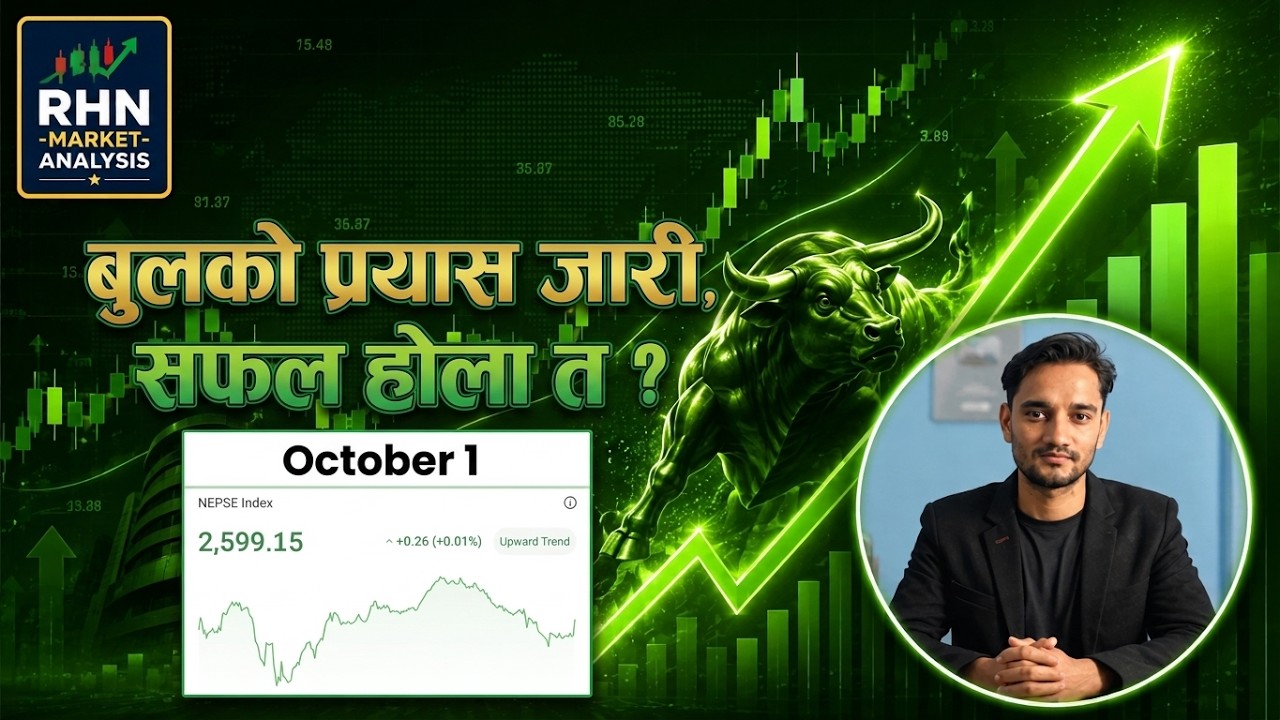 October 1 | Nepse Update | Stock Market Analysis by Ram Hari Nepal