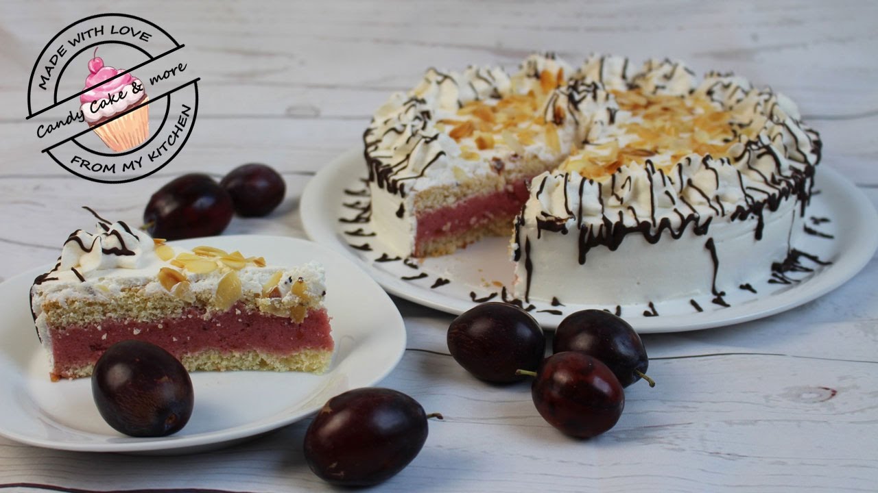 Pflaumencremetorte I Pflaumenkuchen I Plum Cake I Zwetschgenkuchen