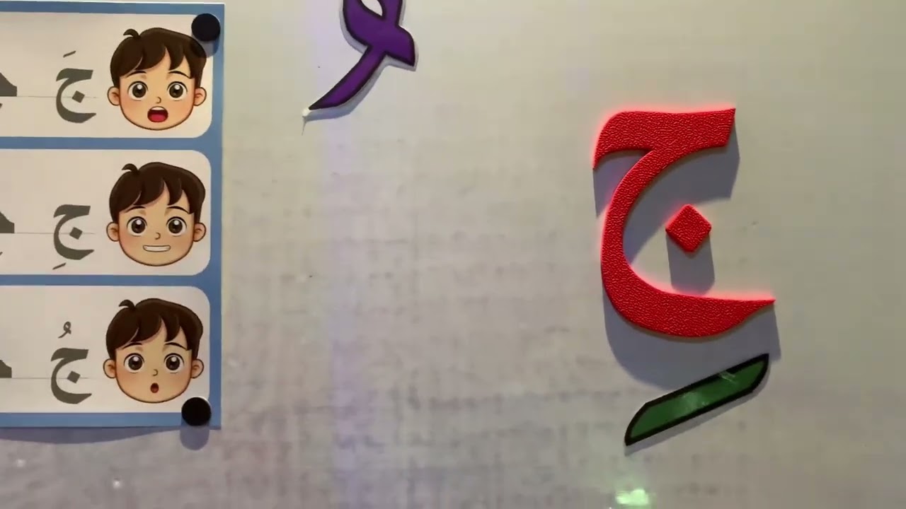 شرح حرف ( ج ) لطلاب الصف الأول ١٤٤٦ هـ و هجاء كلمات تعلمنا حروفها
