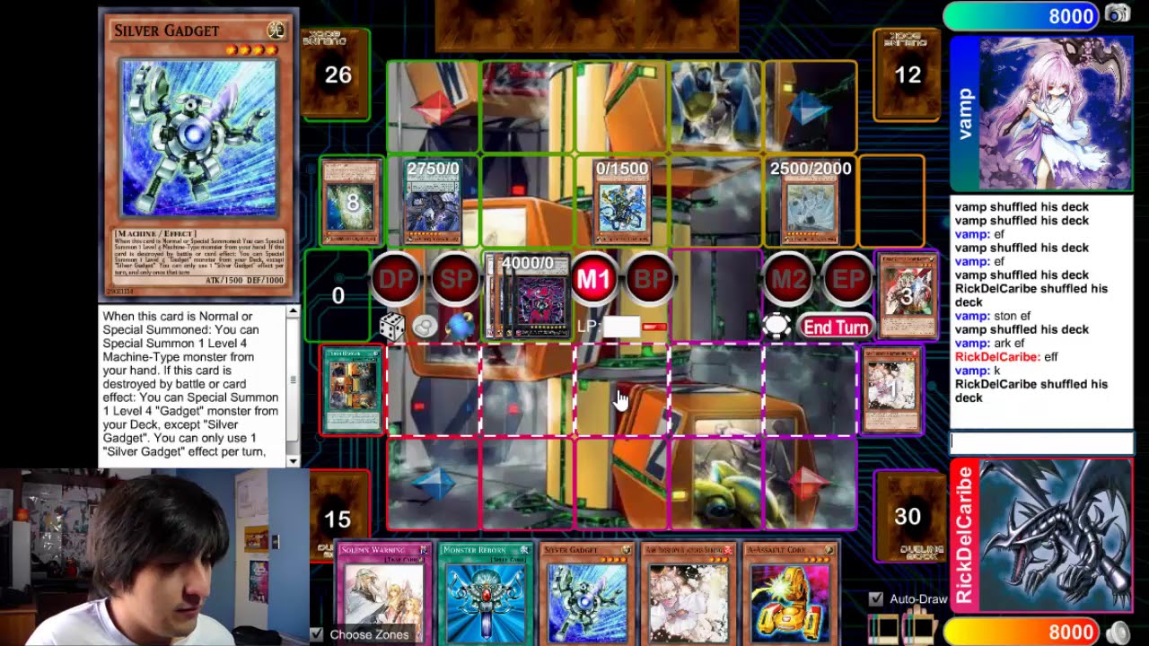Jugando ABC Deck en Dueling Book