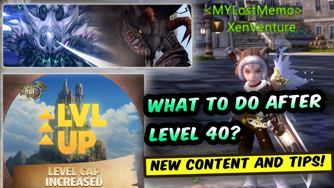 Dragon Nest SEA Classic 40 Cap Guide - All Changes [Tips to Level, Gear Up and Bonus Gold Farming]