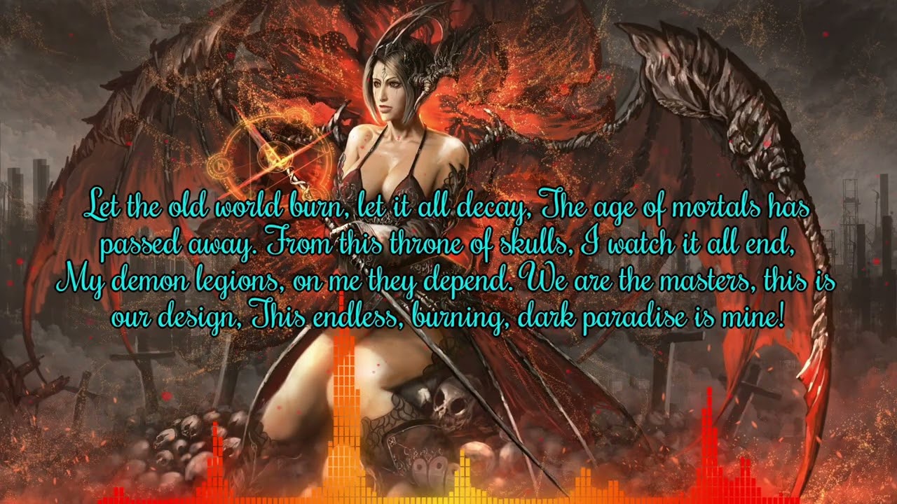 🎶 THRONE OF ASH (The Demoness Anthem) |  Epic Symphonic Metal