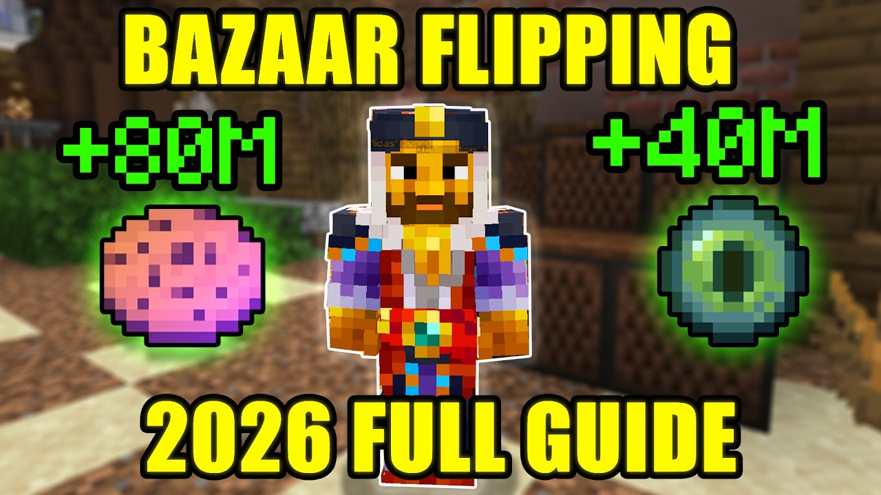 How to Make Millions Bazaar Flipping Hypixel Skyblock