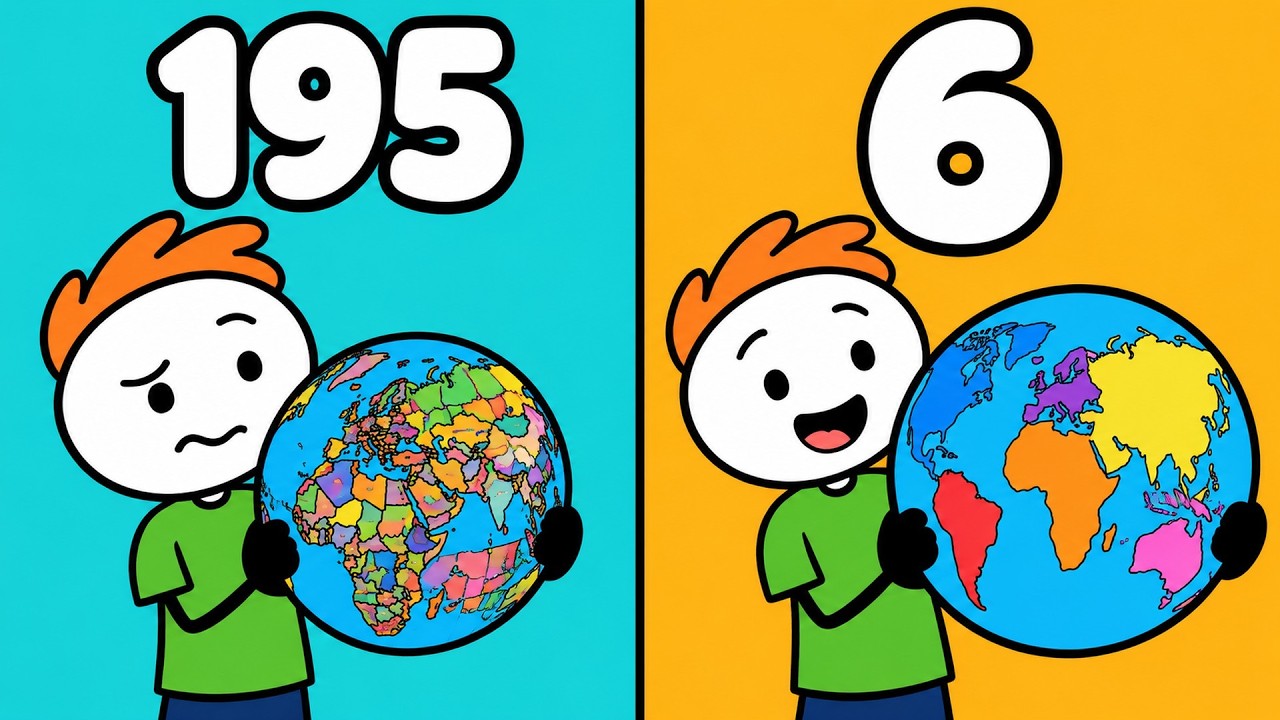 A World With 6 Countries Instead of 195
