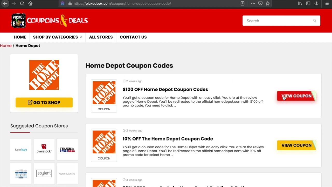 Home Depot Coupon & Promo Codes | Valid Discount Coupons to Save Insantly