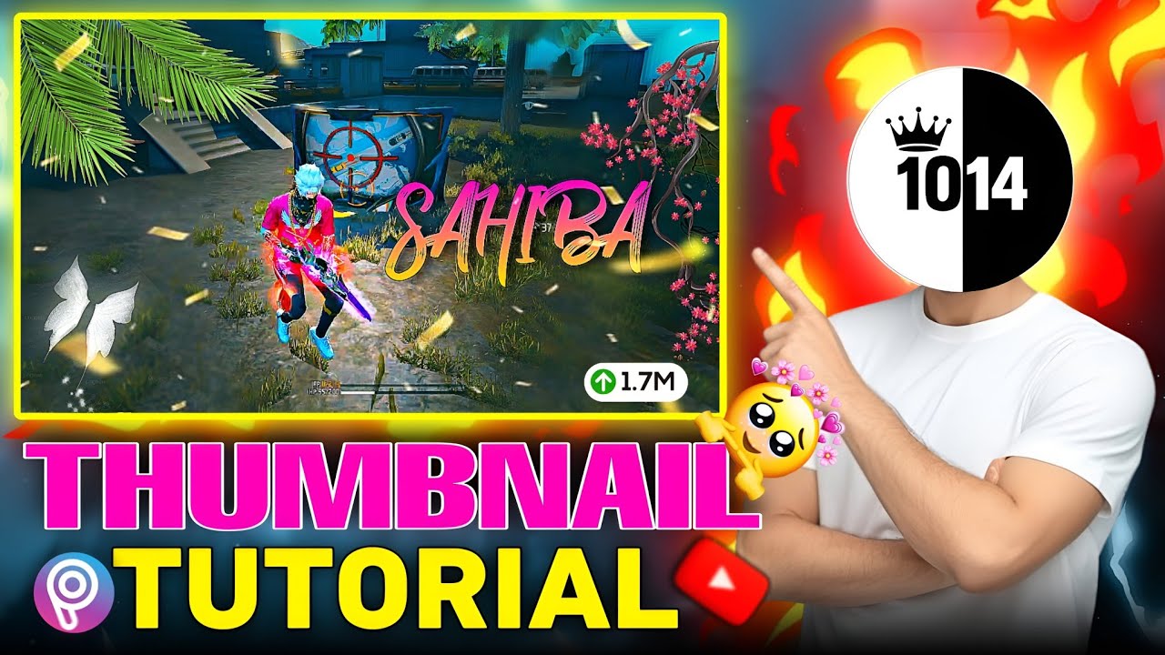 🔥1014 gaming thumbnail editing | How to Make Viral Free Fire Montage Thumbnail | Full Tutorial 