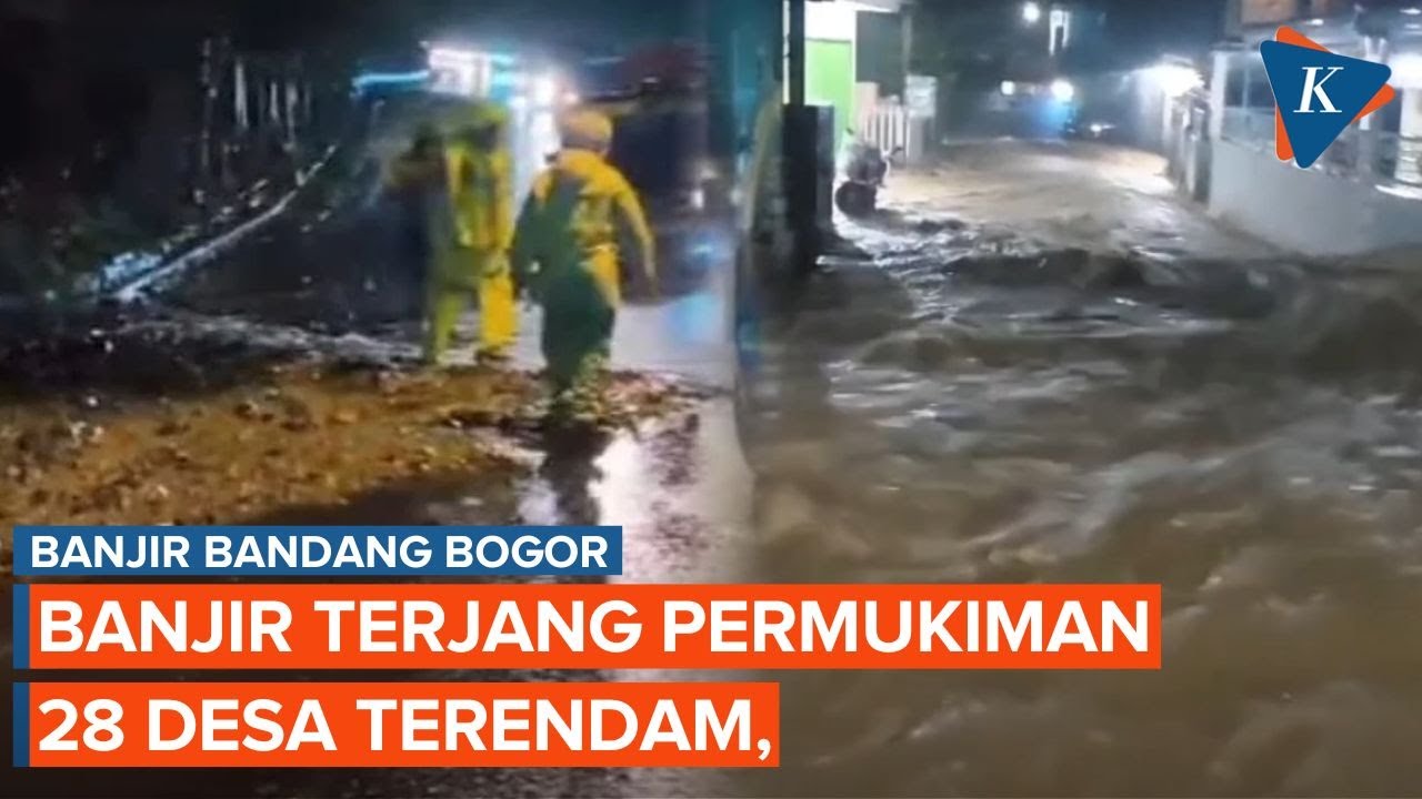 Penampakan Banjir Bandang di Puncak Bogor, Rendam 28 Desa
