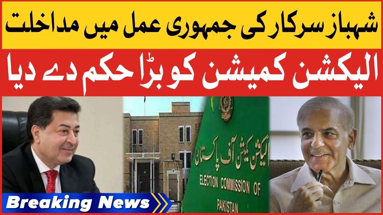 Breaking News: Shehbaz Govt Orders To ECP | Islamabad Local Body Elections